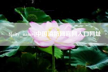 五指山中国消防网官网入口网址