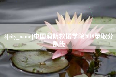 五指山中国消防救援学院2019录取分数线