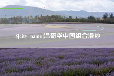 五指山温哥华中国组合滑冰