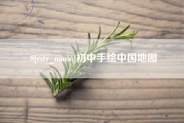 五指山初中手绘中国地图