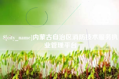 五指山内蒙古自治区消防技术服务执业管理平台