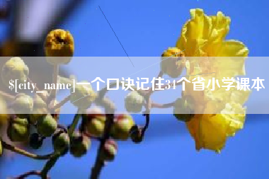 五指山一个口诀记住34个省小学课本