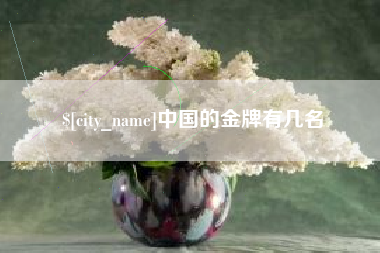五指山中国的金牌有几名