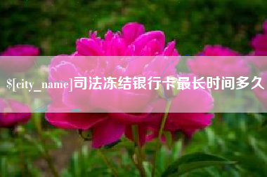 五指山司法冻结银行卡最长时间多久