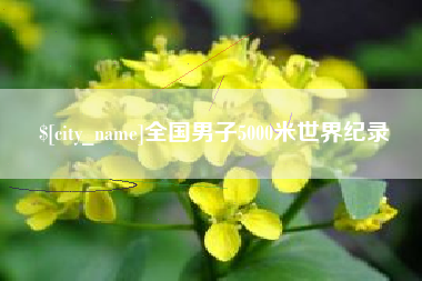 五指山全国男子5000米世界纪录