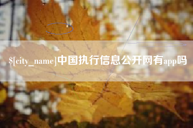 五指山中国执行信息公开网有app吗