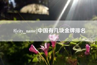 五指山中国有几块金牌排名