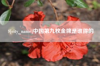 五指山中国第九枚金牌是谁得的