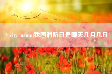 五指山我国消防日是哪天几月几日