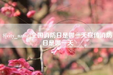 五指山全国消防日是哪一天宣传消防日是哪一天