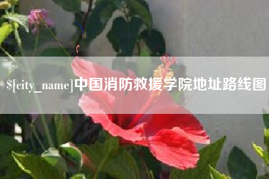 五指山中国消防救援学院地址路线图