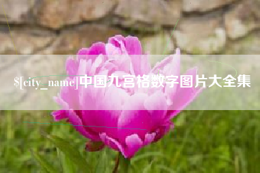 五指山中国九宫格数字图片大全集