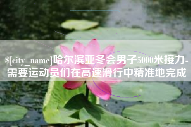 五指山哈尔滨亚冬会男子5000米接力-需要运动员们在高速滑行中精准地完成