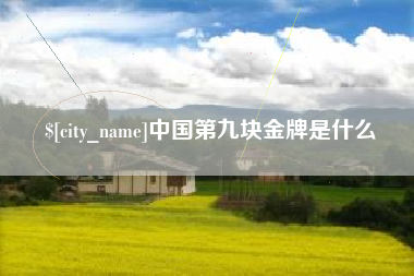 五指山中国第九块金牌是什么