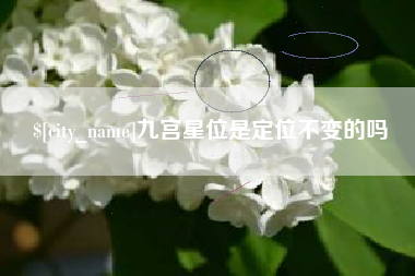 五指山九宫星位是定位不变的吗