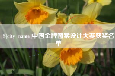 五指山中国金牌图案设计大赛获奖名单