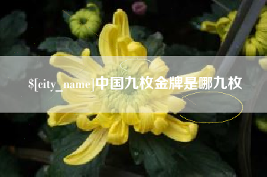 五指山中国九枚金牌是哪九枚