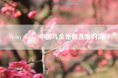 五指山中国九金是哪九金的简称