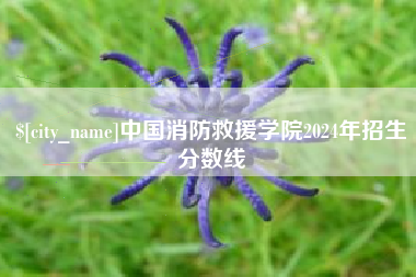 五指山中国消防救援学院2024年招生分数线