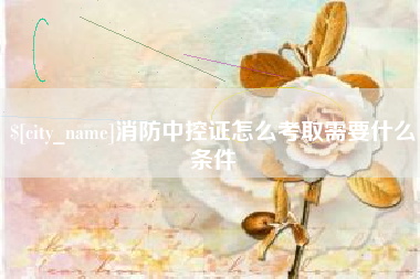 五指山消防中控证怎么考取需要什么条件