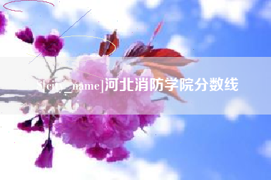 五指山河北消防学院分数线