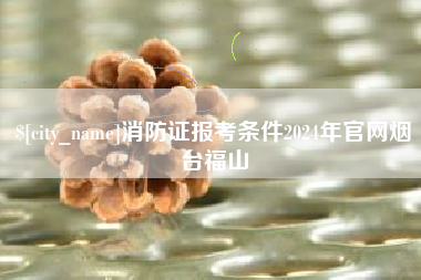 五指山消防证报考条件2024年官网烟台福山